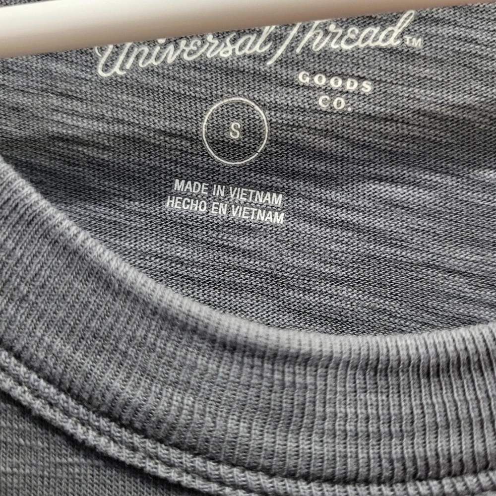 Universal Thread Gray Short-Sleeve Midi Dress - Picture 3 of 3